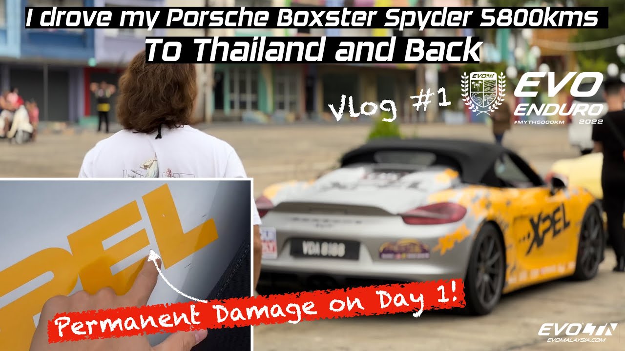 Evo Enduro 2022 Vlog #1: The Roof on My Spyder came off while I was driving! | EvoMalaysia.com