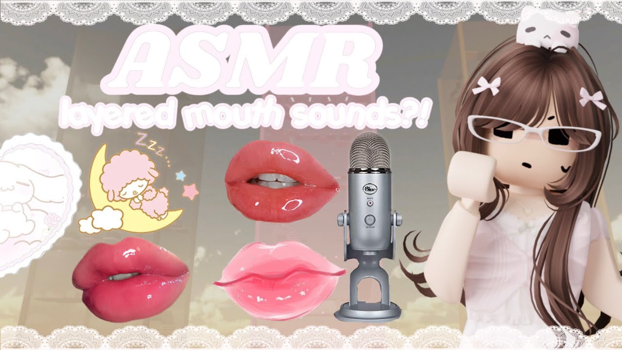 ꒰ ♡ Roblox ASMR 𝜗ৎ ꒱ the TINGLIEST trigger EVER?! layered mouth sounds you’ll LOVE 🤍 (no talking)