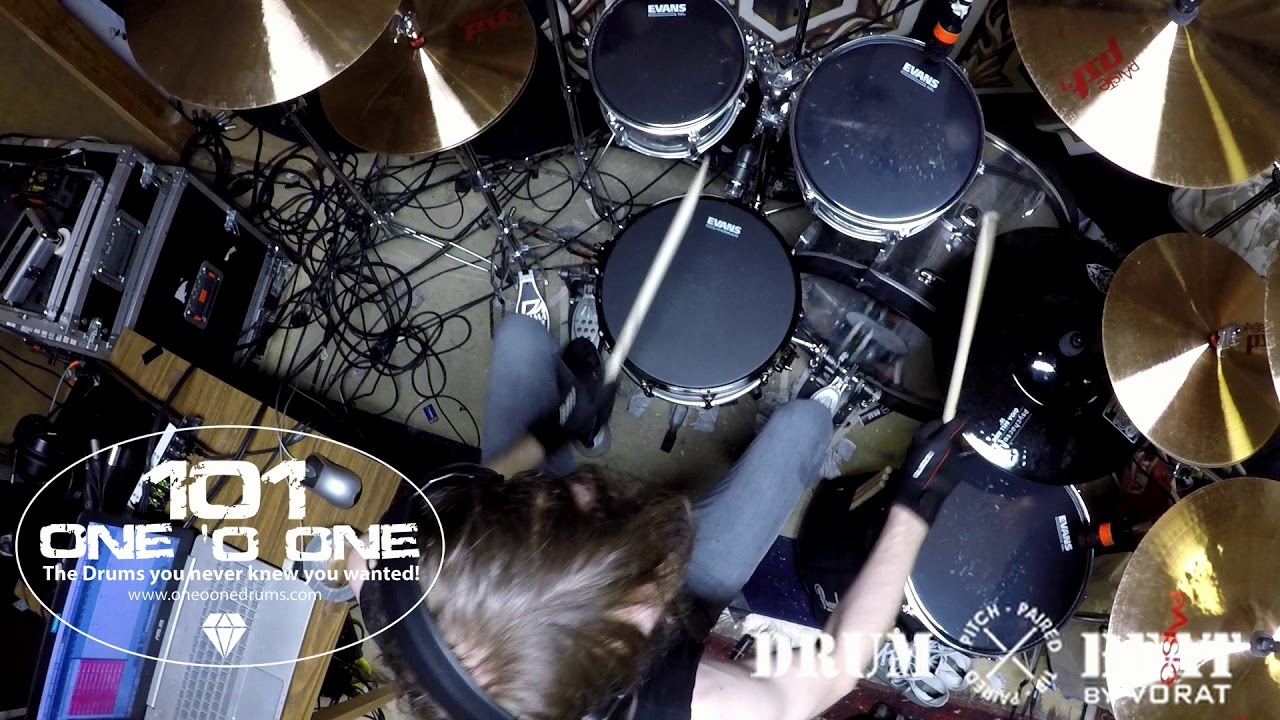 101 Drums - Cederick Forsberg playing his 14 x6,5