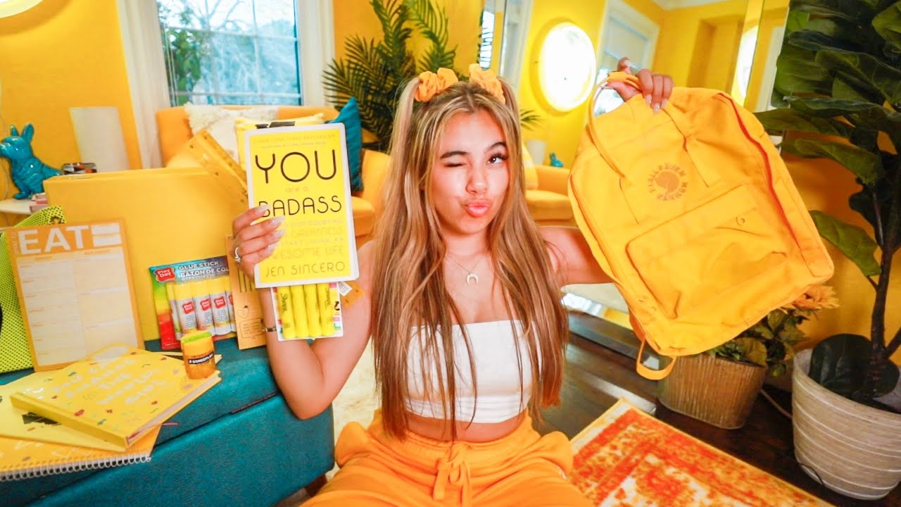 I Bought ONLY YELLOW Back to College / School Supplies Haul!