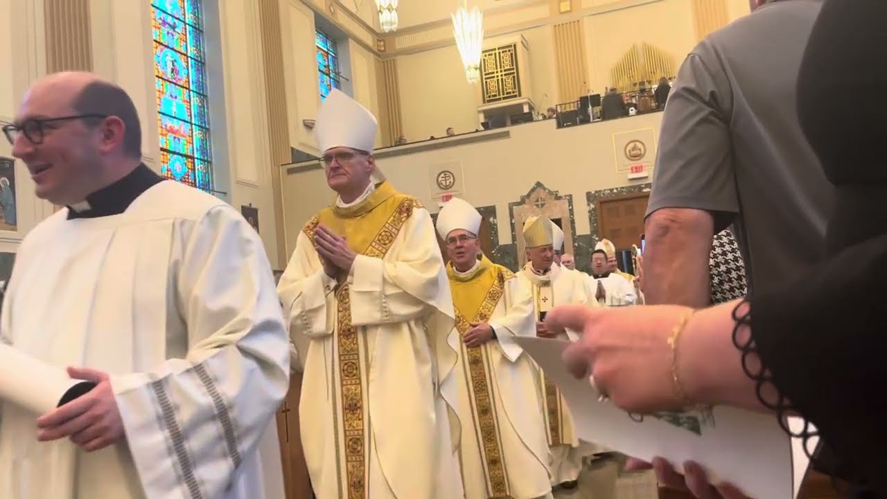 Procession - Bishop Spies Consecration - Pontifical Anthem and Praise to the Lord