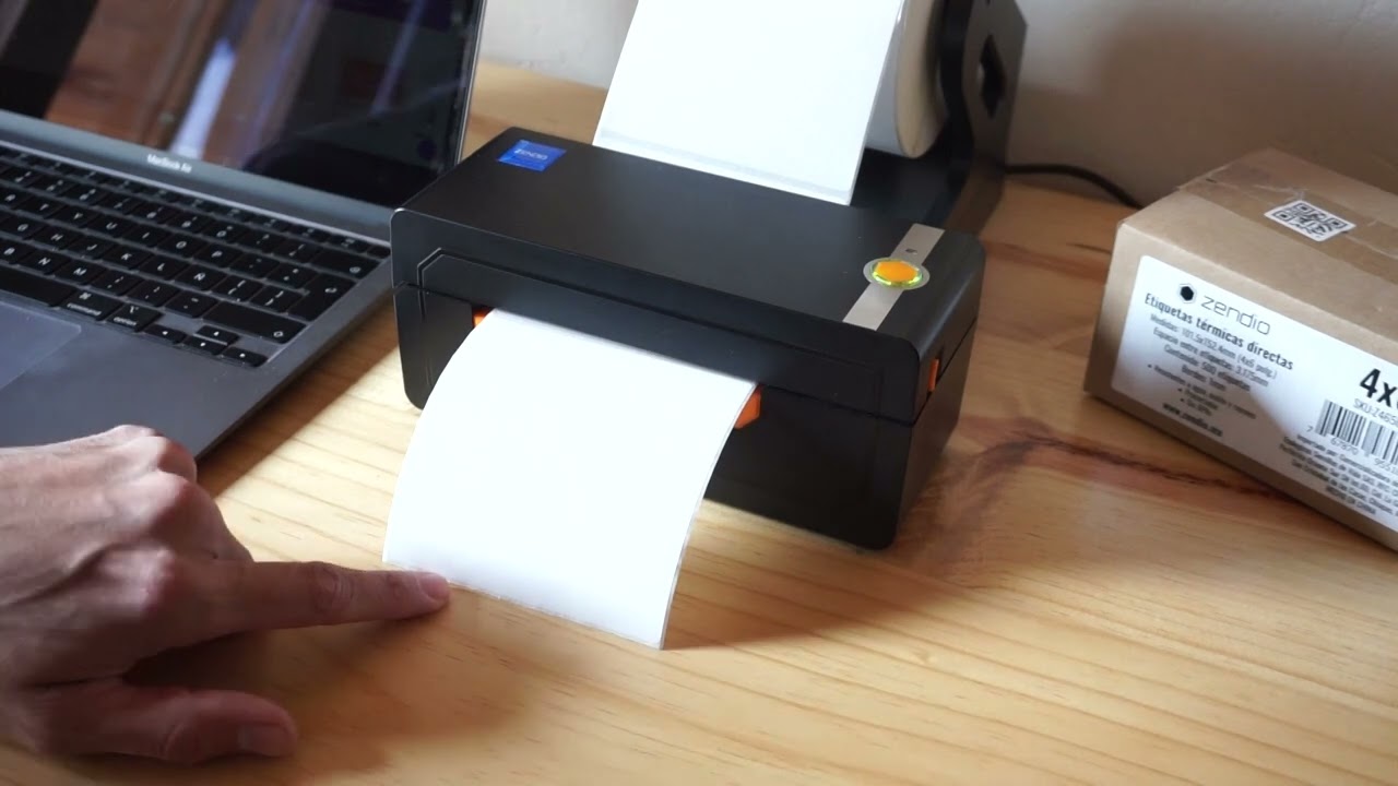 Cómo instalar etiquetas, recortar manual y automáticamente PDF para impresora ZENDIO