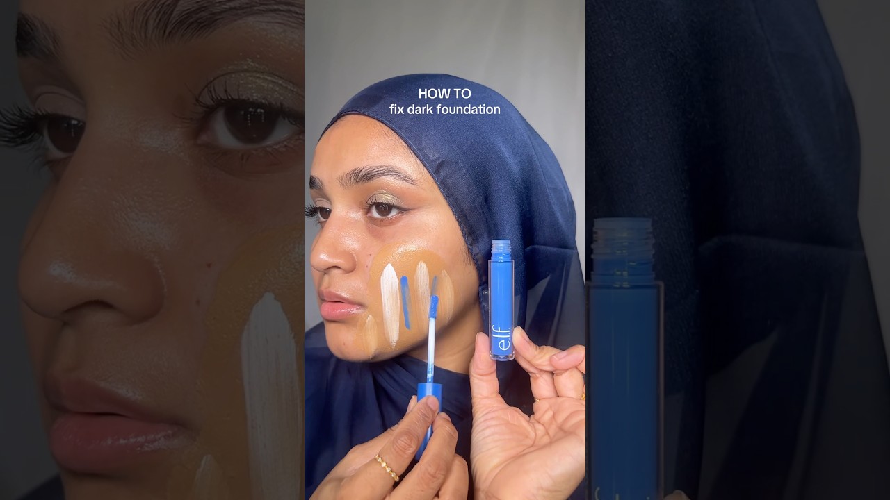 How to fix dark foundation 