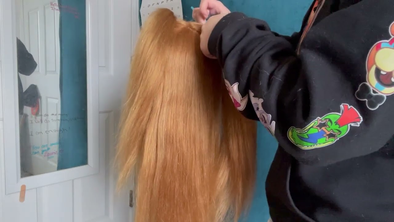 Heart Hairstyle on a Mannequin