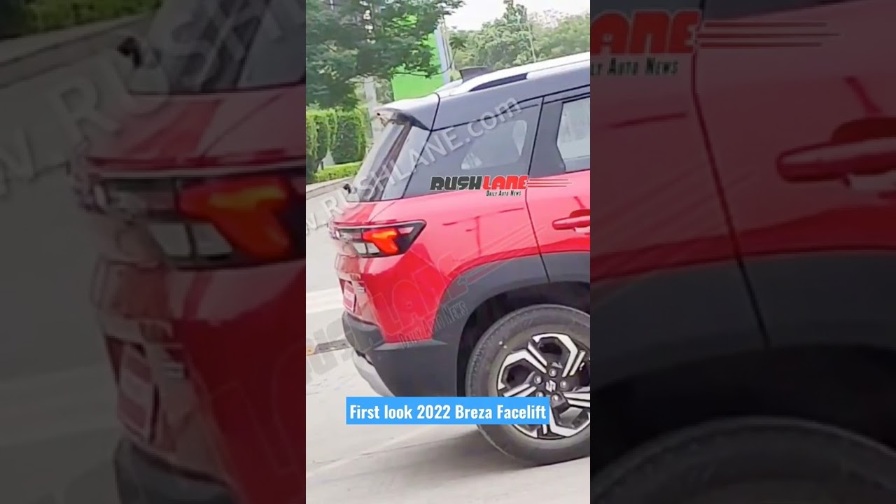 🔥EXCLUSIVE 🔥 FIRST LOOK | VITARA BREZZA 2022 FACELIFT
