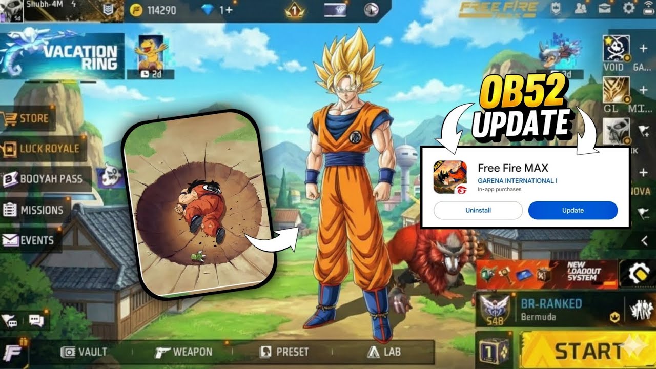OB52 Advance Server All Confirm Updates 👍 