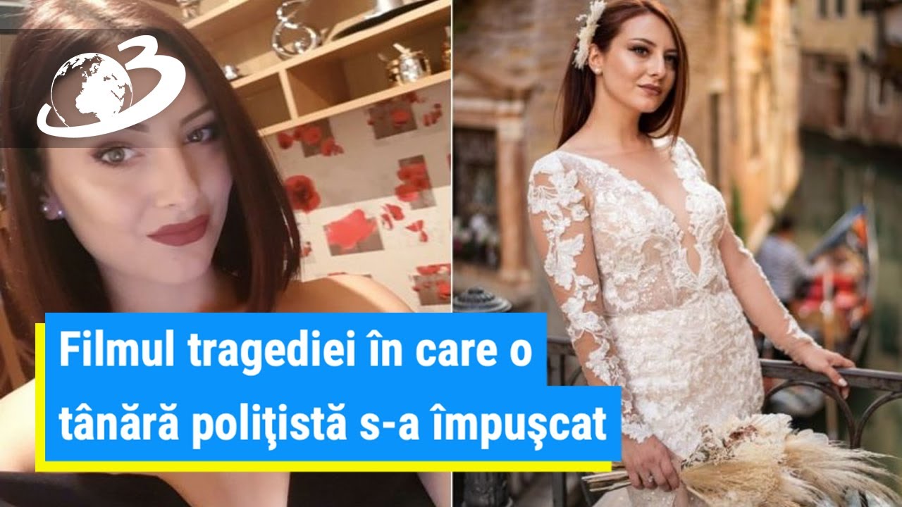 Filmul tragediei în care o tânără poliţistă s-a împuşcat în baia gării din Strehaia