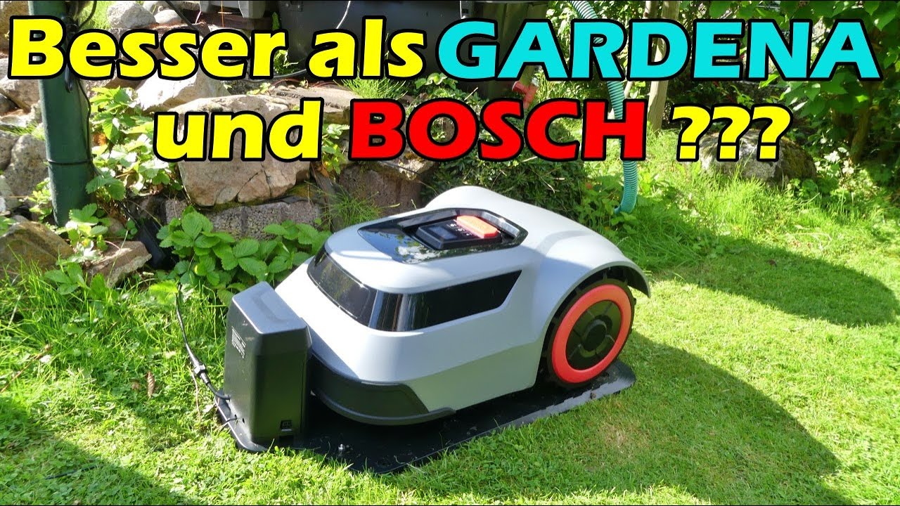 Billiger Rasenmähroboter Redkey MGC 500 Rasenroboter mit App und intelligentem Mähen