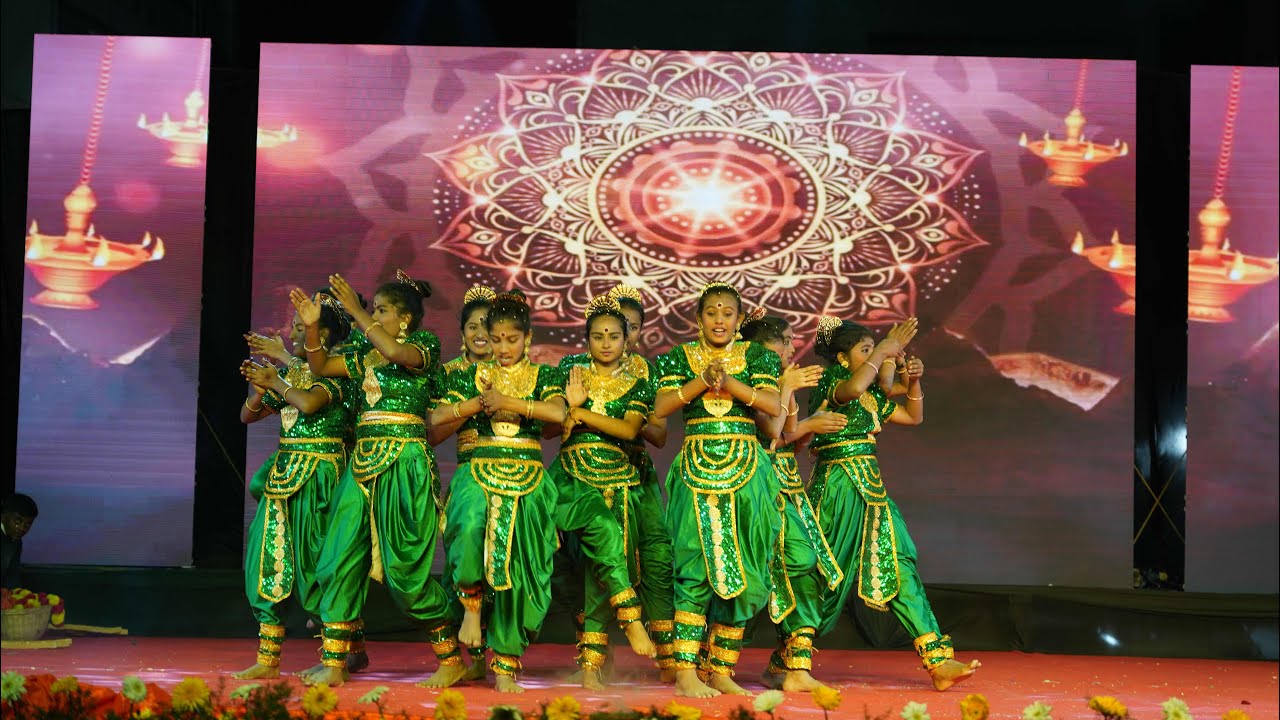 School Annual Day | Bharatanatyam – Chandrachooda Pranavalaya | Showcasing Devotion & Rhythm. #aehs