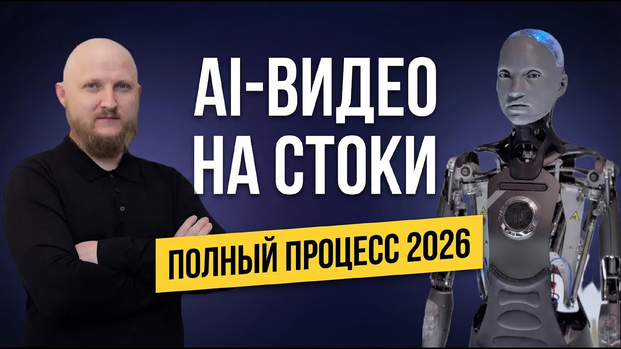 AI-видео для стоков в 2026: генерация, автоматизация и загрузка