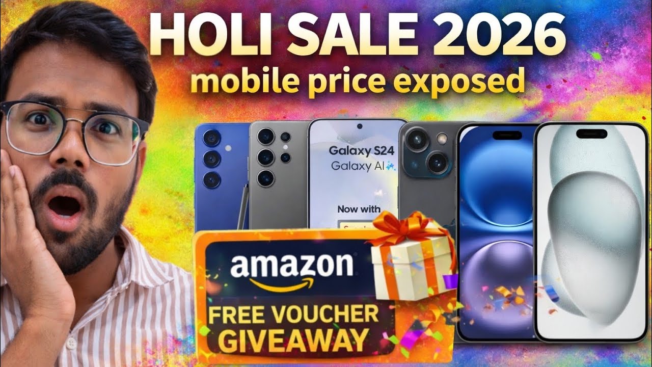 Holi Sale 2026 🇮🇳 | Dates Confirmed 💥 Up to 80% OFF😱🔥Free Amazon Voucher 💯!
