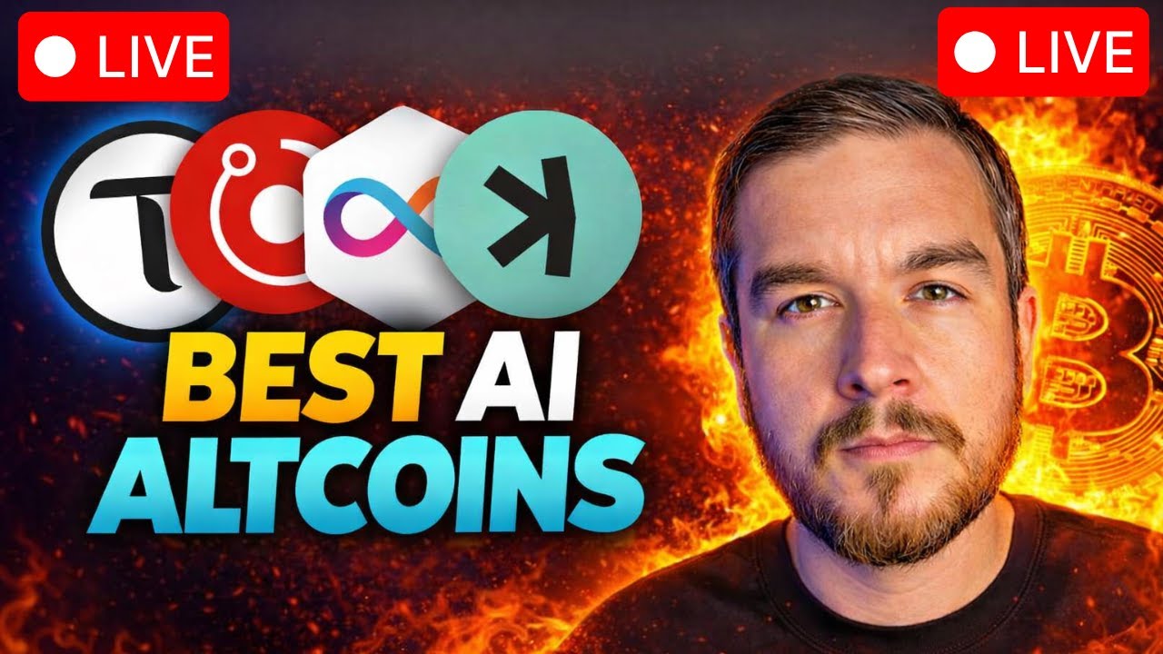 🚨LIVE: Best AI Altcoins + Bitcoin Fee Crisis Explained - Bittensor TAO, ICP, Kaspa, & DePIN