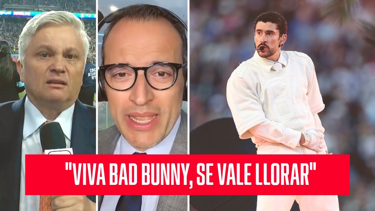 BAD BUNNY provoca emoción y LÁGRIMAS en los analistas de ESPN | Medio Tiempo | Super Bowl LX