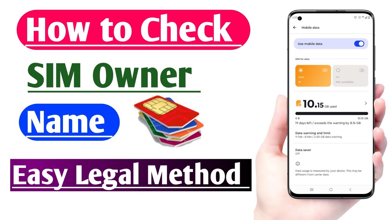 How to check Sim Card owner name | Find SIM owner name | Easy & legal method 