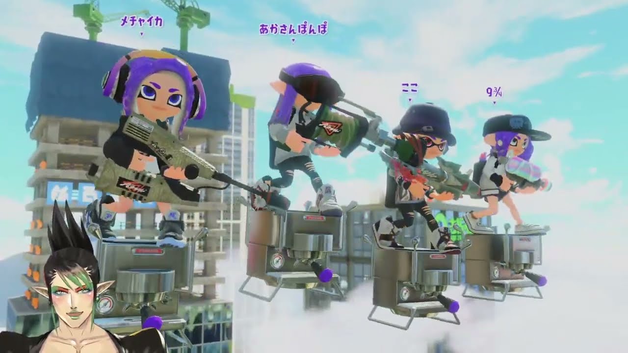 花畑チャイカとスプラトゥーン3なんかアプデきた めちゃかわ連合出撃！