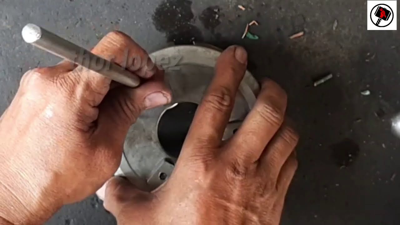HOW TO REPAIR CLUTCH HOUSING OF YAMAHA STX 125 | RIVETING PROCESS