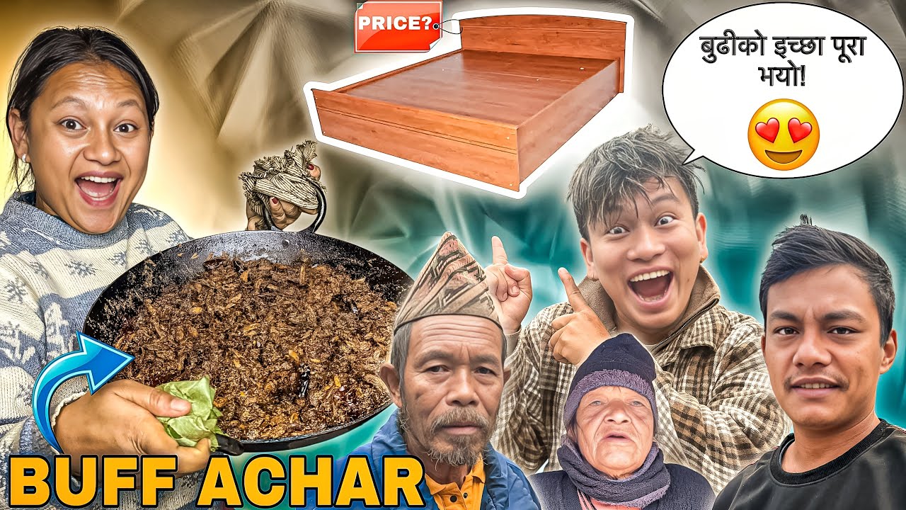 MERO BUDIKO SANO SAPANA PURA GARDAI 🥰 || पहिलो पटक Buff को अचार 😋 || Buda Budiko Ramailo Pal
