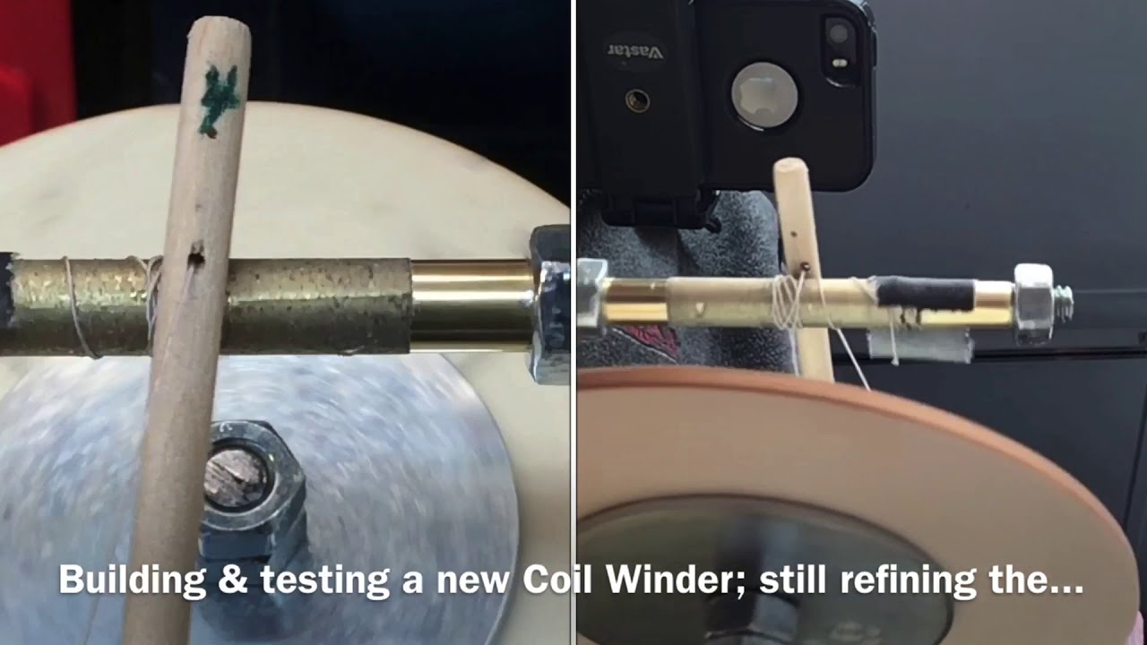 Zenith 707 - Preview of a New Coil Winder & Winding a New I.F. Transformer Coil