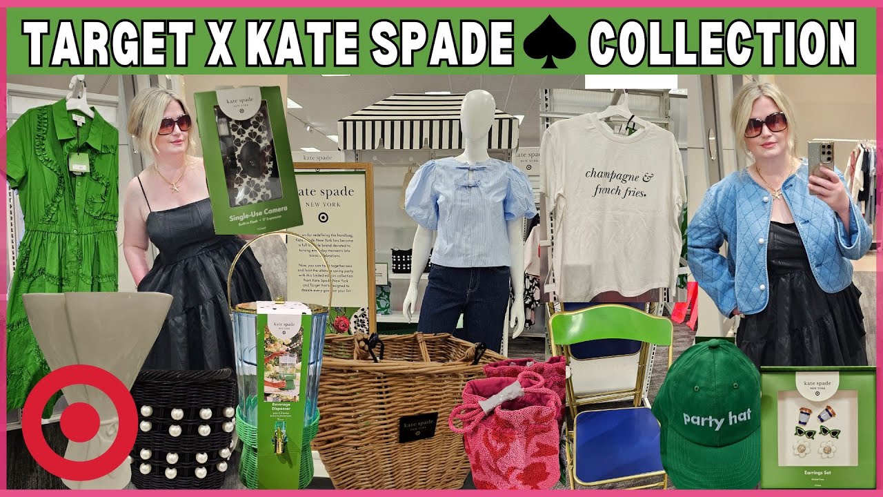 *NEW* KATE SPADE X TARGET COLLECTION &spades;️✨ | STORE WALK THRU AND TRY ON #katespade #target