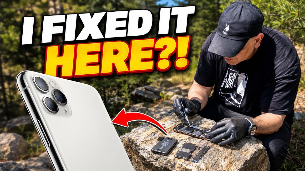 “iPhone 11 Pro Full Restoration | Dead to Alive with Frame & LCD Replacement in Nature!”