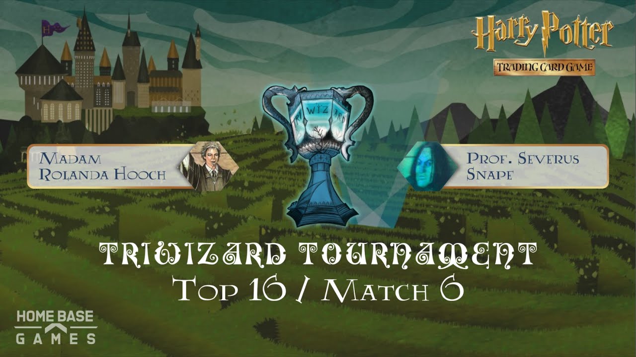 Hooch vs Snape // Triwizard Tournament Top 16 // Harry Potter TCG