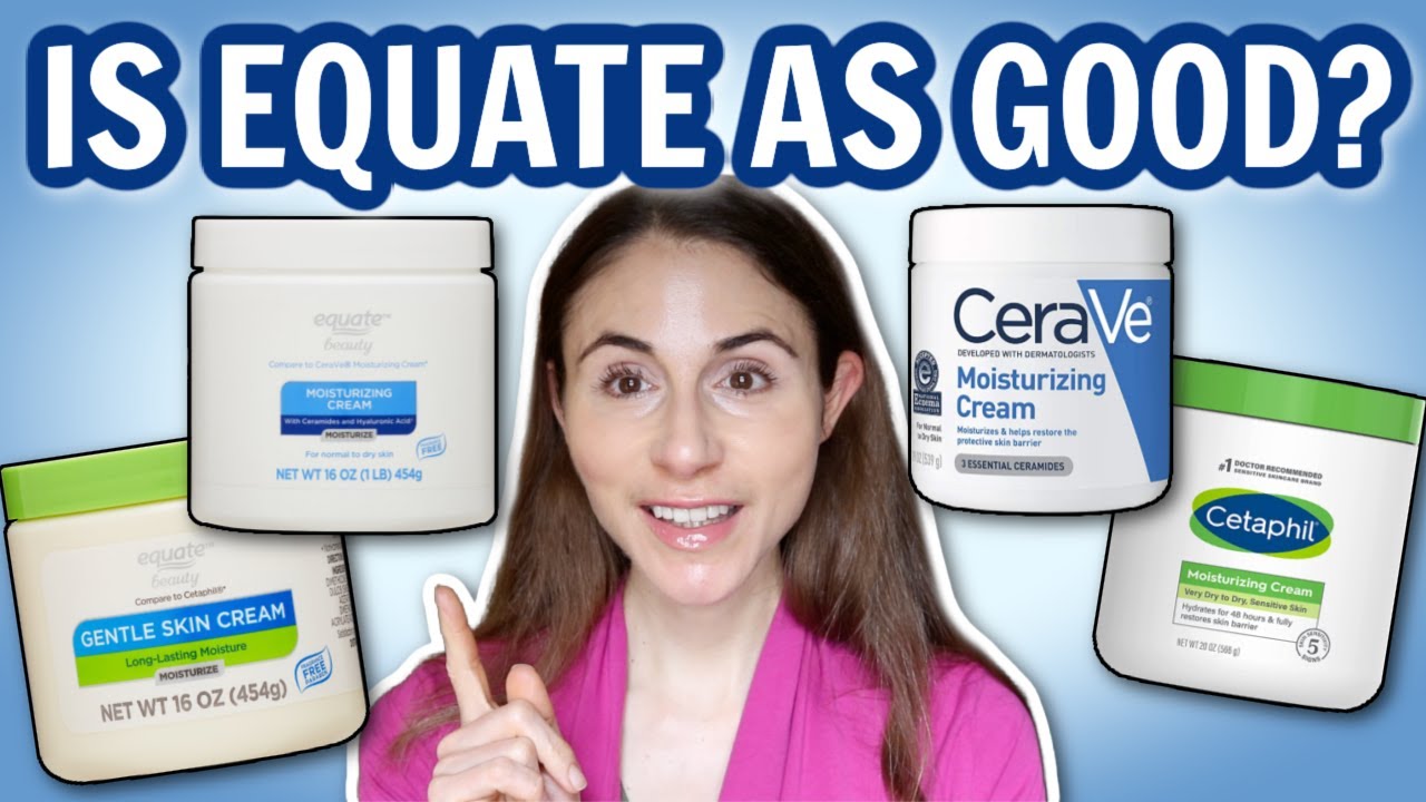 Is EQUATE AS GOOD AS CERAVE & CETAPHIL CREAMS? DERMATOLOGIST @DrDrayzday REVIEWS