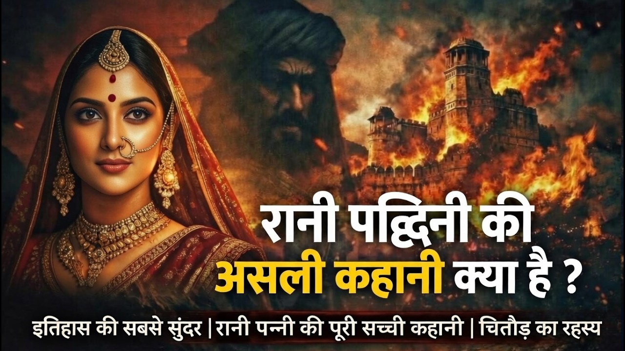 इतिहास की सबसे सुंदर रानी पद्मिनी की पूरी सच्ची कहानी | चित्तौड़ का रहस्य | Rani Padmini histori