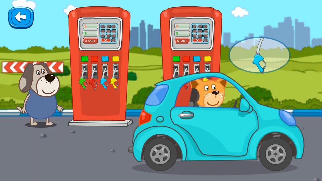Hippo Car Service | Wash & Garage | Cute Little Games