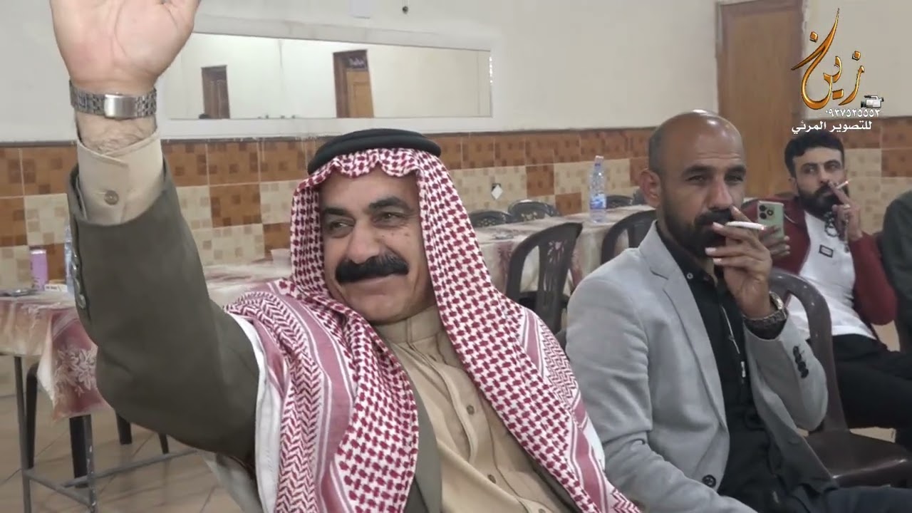 الفنان مصطفى حنانو مع فيديو الزين حفل زفاف العريس حسون  محمد الصالح  ج2