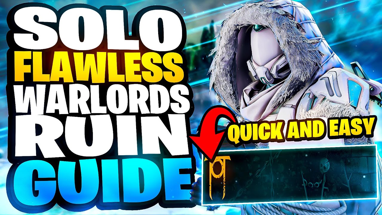 How ANYONE Can SOLO FLAWLESS Warlord's Ruin (Complete Hunter Guide)
