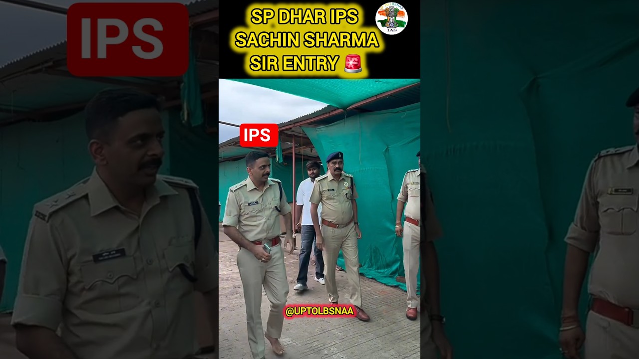 SP DHAR IPS SACHIN SHARMA SIR ENTRY ❣️ UPSC BEST MOTIVATION ❣️#upsc #upscmotivation #ips #sp #entry