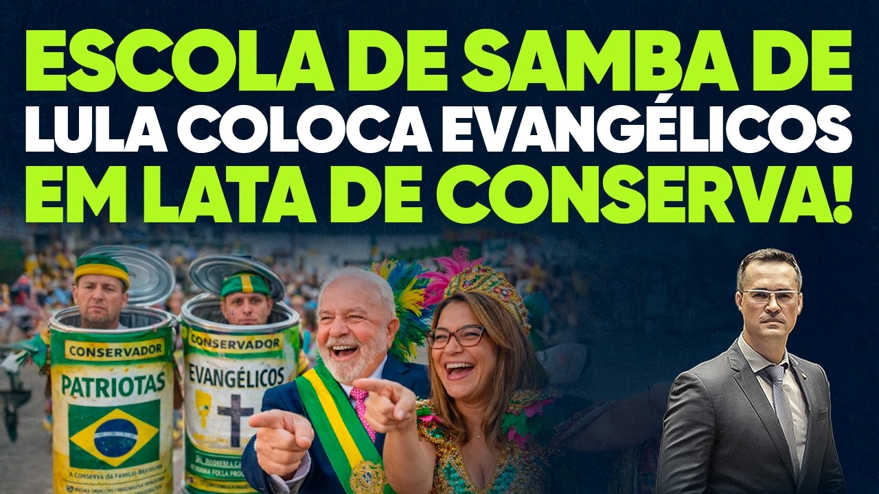 Escola de samba de Lula vai atacar e debochar de evangélicos na Sapucaí!