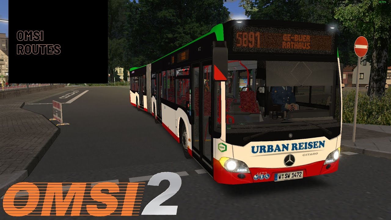 🚌 RUHR: SB91 Oberhausen HBF-Buer Rathaus | MERCEDES-BENZ C2 G | OMSI 2