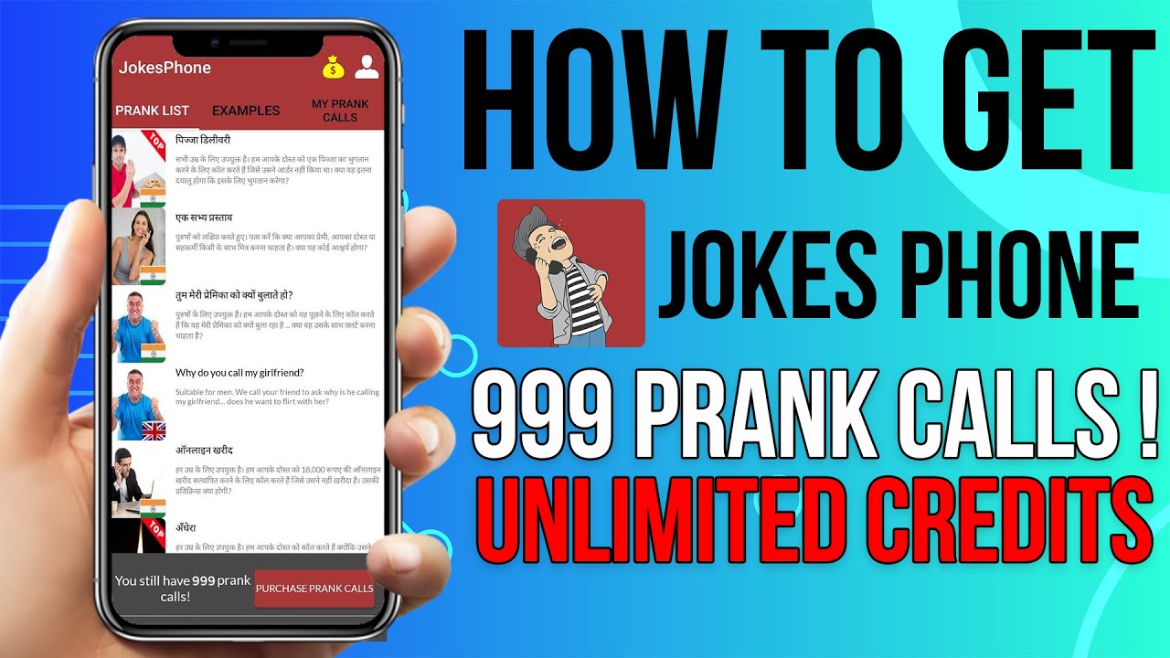 How to Get Unlimited Prank Calls in Jokes Phone app | Jokes Call app Unlimited Credits Trick 2022