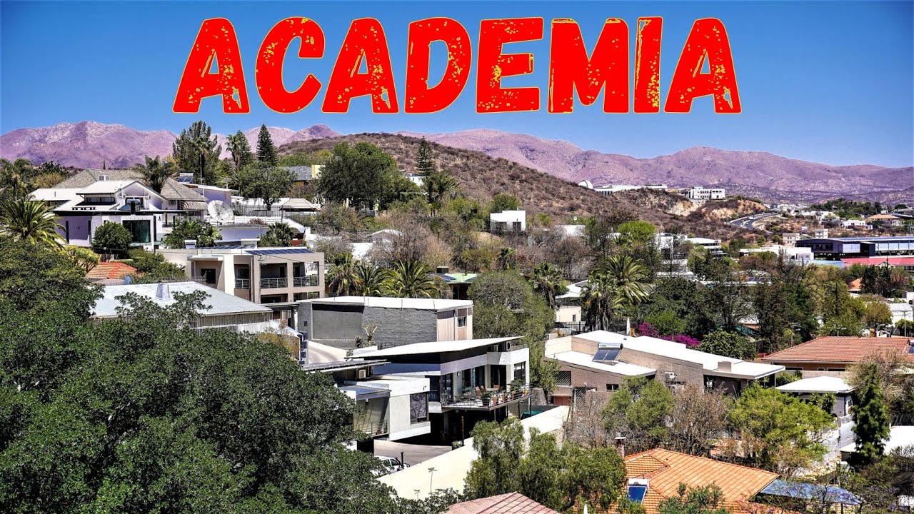 Academia suburb in Windhoek, the capital of Namibia, southern Africa