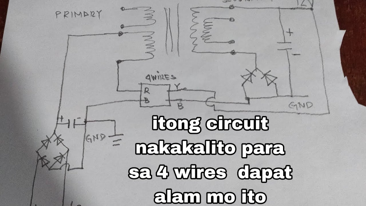 tips how to install 4 wires for this type of power supply circuit