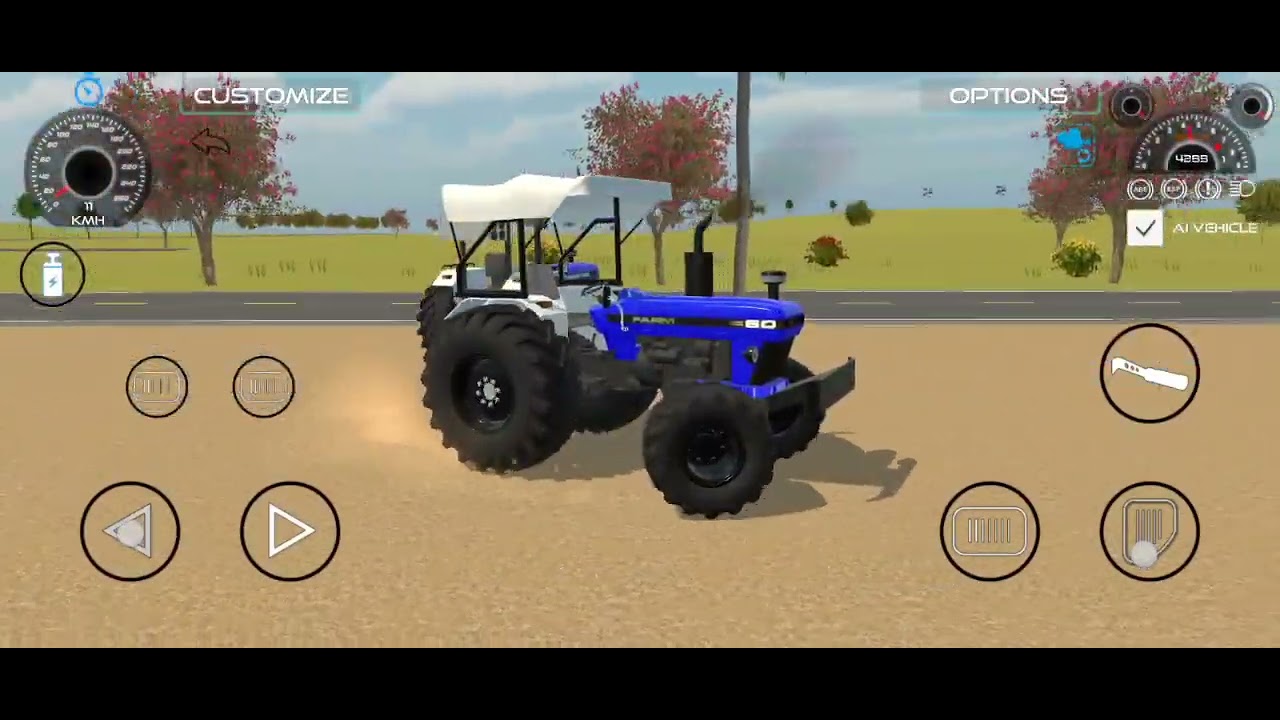 Farmetrac vs powertrac tractor power ✅✅ ✅ win game game tractor 