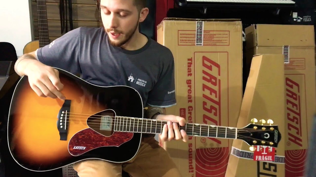 Violão Gretsch G5024e Rancher Dreadnouth - A.M.