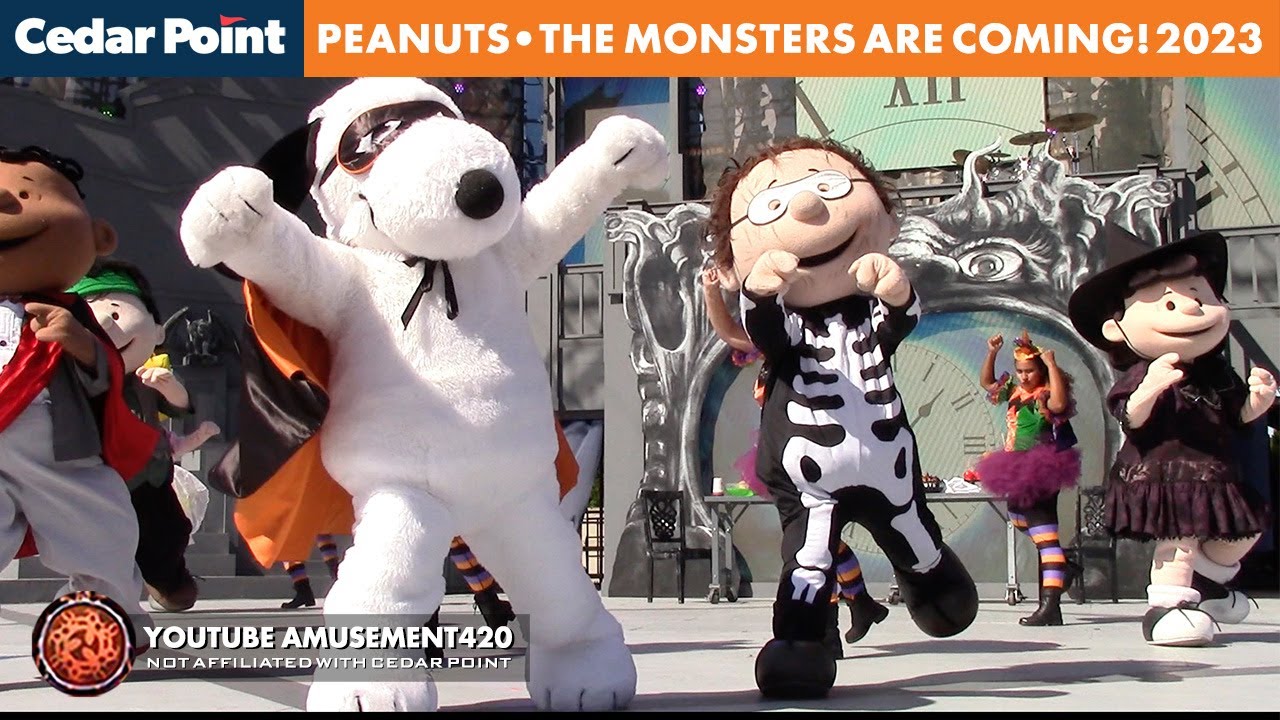 THE MONSTERS ARE COMING, CHARLIE BROWN! SNOOPY Cedar Point HalloWeekends 2023 @amusement420