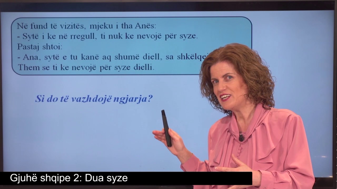 Gjuhë shqipe 2 - Dua syze.
