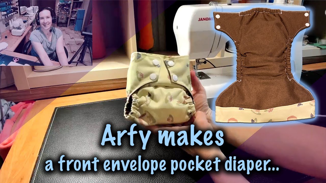 Arfy makes a front envelope pocket diaper…