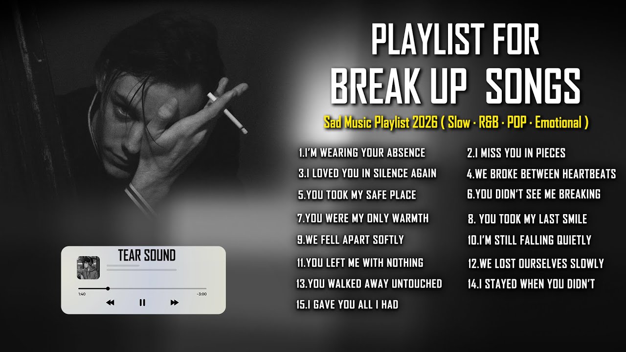 Crying in the Dark 💔  Slow R&B Breakup Songs Playlist Sad Songs 2026 #heartbreak