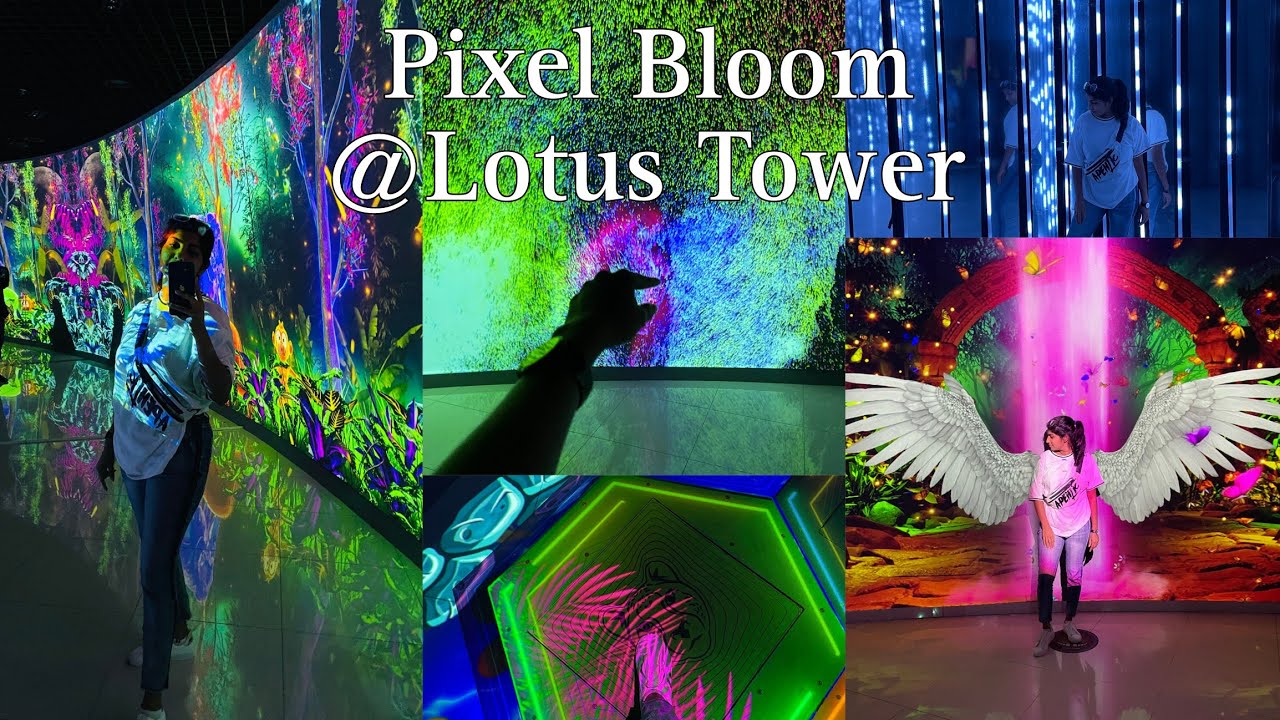 Pixel Bloom at Lotus Tower Colombo - Immersive Digital Art Experience