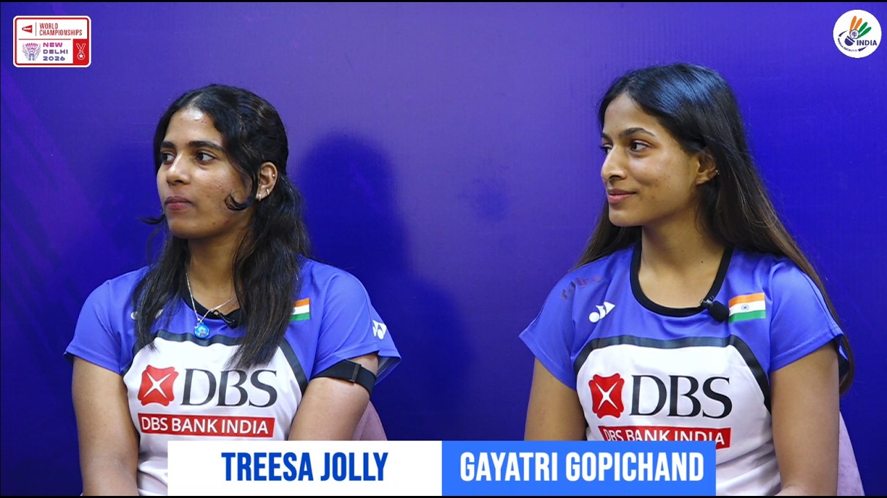 Treesa Jolly & Gayatri Gopichand | Interview with BWF WORLD CHAMPIONSHIPS bronze medallists