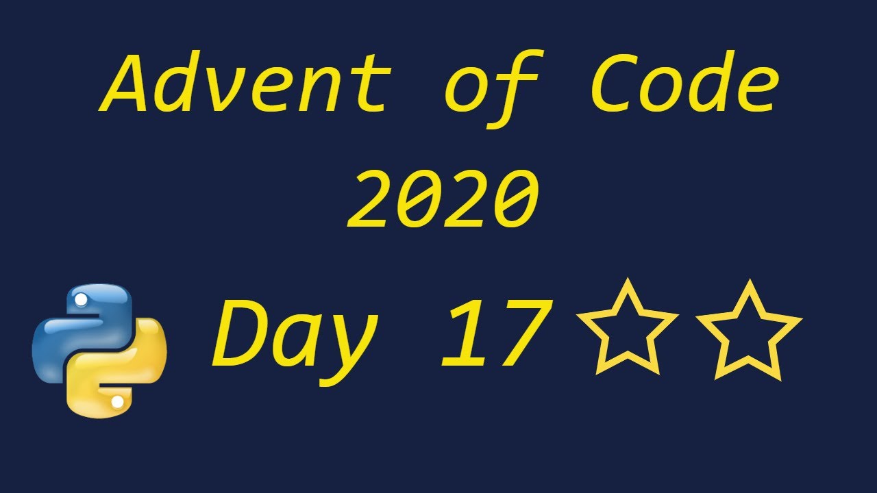 Advent of Code 2020 Day 17 - using Python