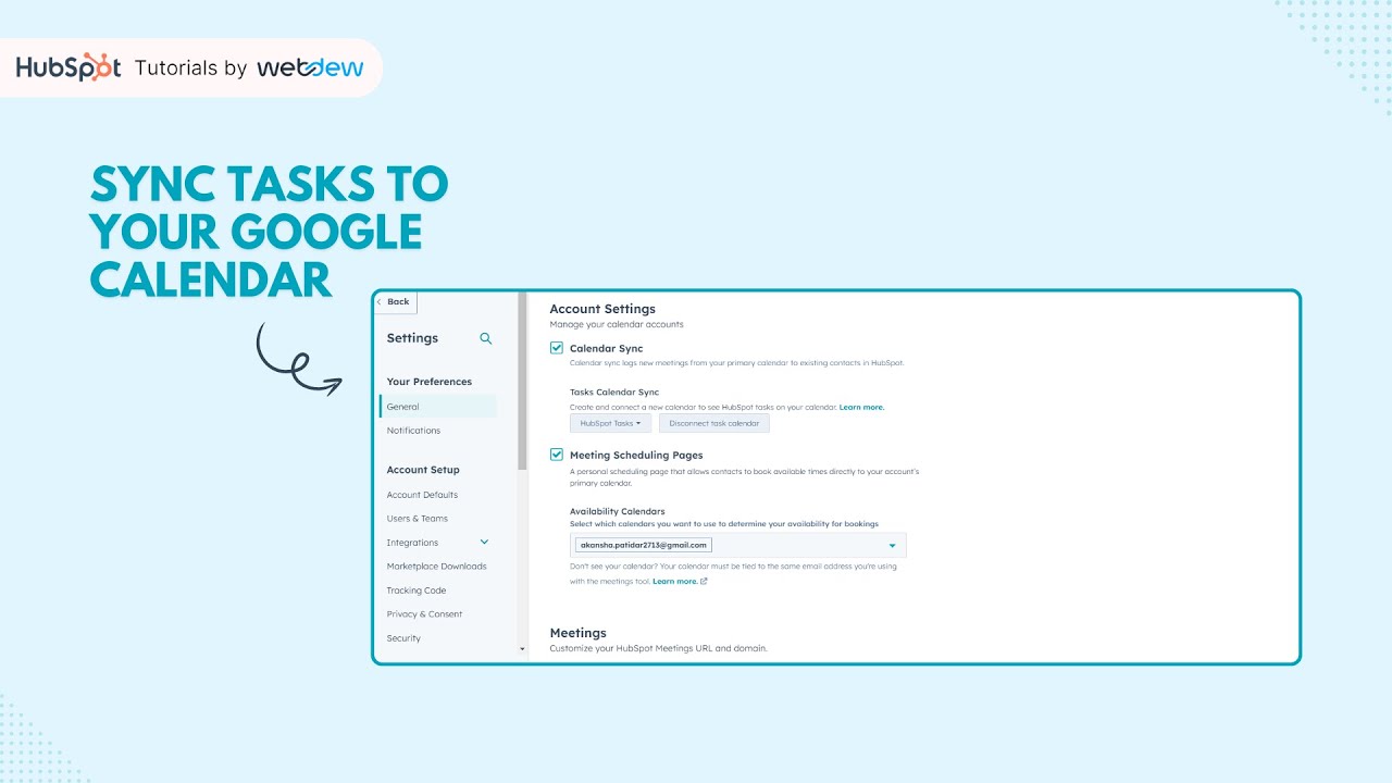How to Sync HubSpot tasks to your Google Calendar
