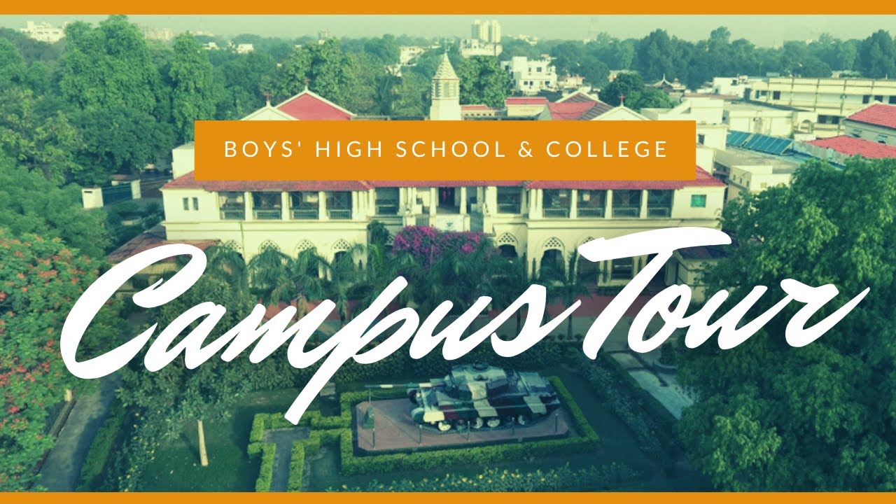 Boys' High School and College Prayagraj | Campus Tour | Drone Shot and Slow Motion Compilation | BHS
