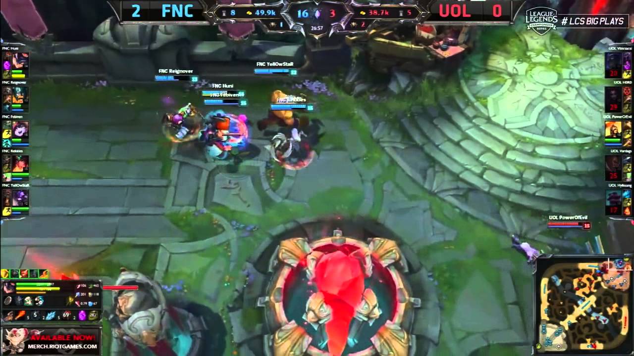 Pentakill 'Rekkles'  ( Sivir ) vs UOL