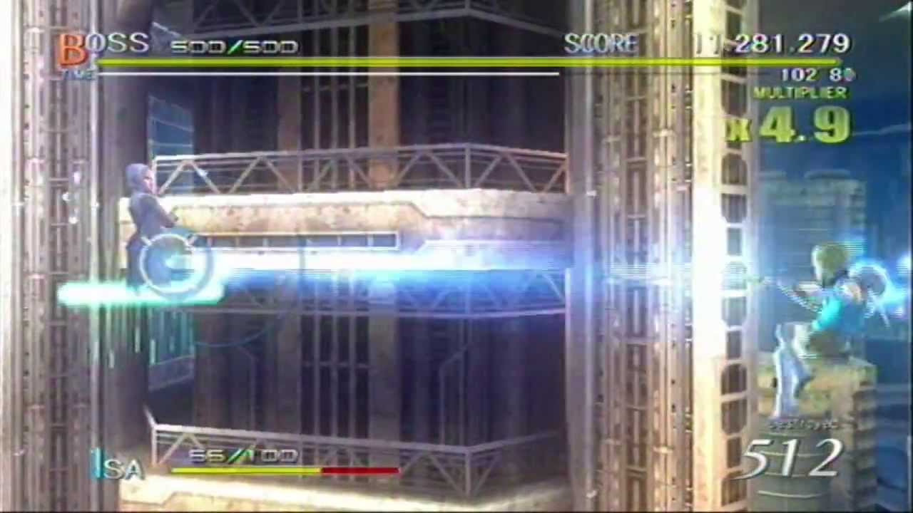 Sin & Punishment: Star Successor - Stage 1 (2/3 - Isa) - Boss: Orion Tsang