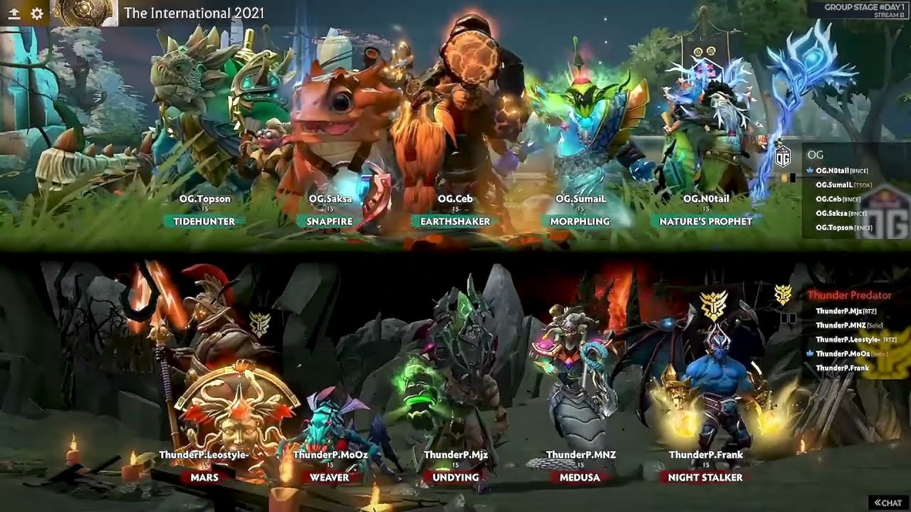 OG vs Thunder Predator | The International 10 DOTA 2